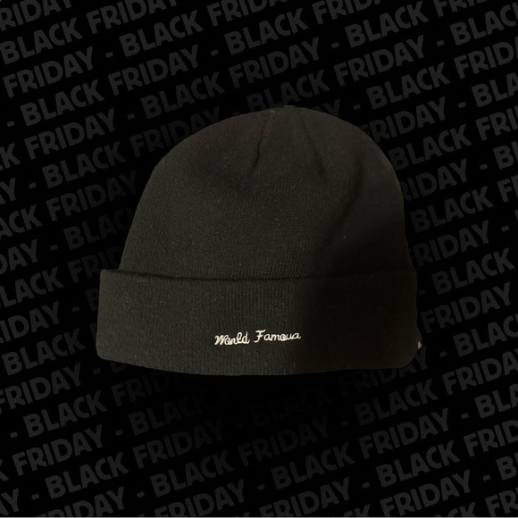 Supreme unisex black bandana box logo beanie - Picture 2 of 2